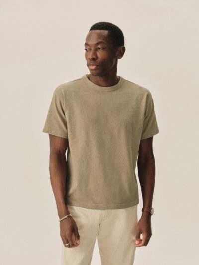 Desert Grass Field-Spec 90S Boxy Heavy Tee