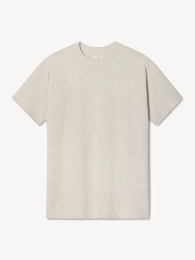 Heather Oat Field-Spec 90S Boxy Heavy Tee
