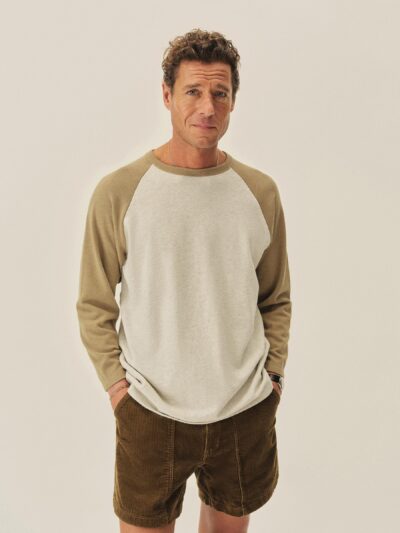 Field Green / Heather Oat Field-Spec Sandlot Tee