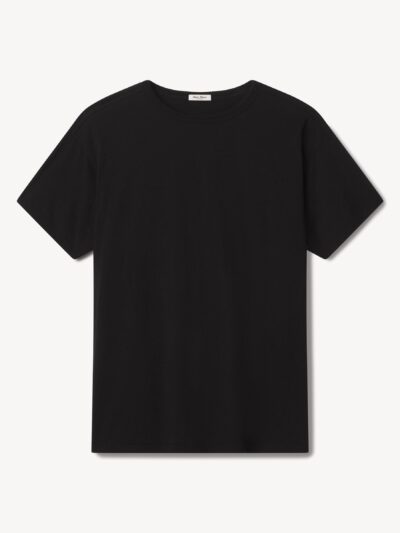 Black Japanese Cool Cashmere Knit Tee