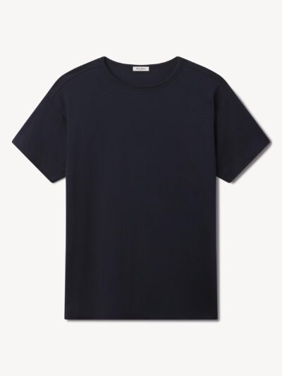 Dress Navy Japanese Cool Cashmere Knit Tee