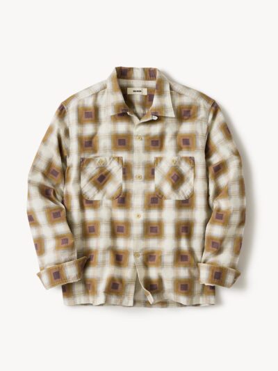 Shadow Mountain Plaid Case Study Camp Shirt
