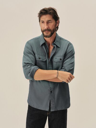Washed Navy Venice Wash Soft Pack Station Shirt