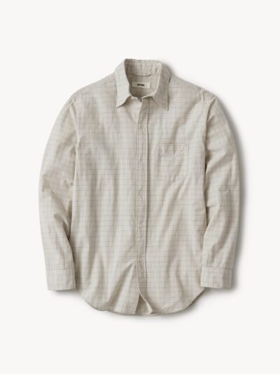 Windowpane Plaid Wornwell One Pocket Shirt