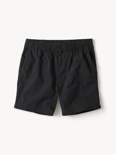 Navy Check 6" Deck Short