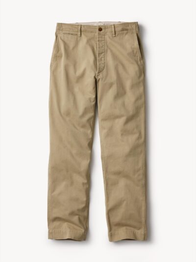 Uniform Khaki Paperback Twill Full Saddle Chino
