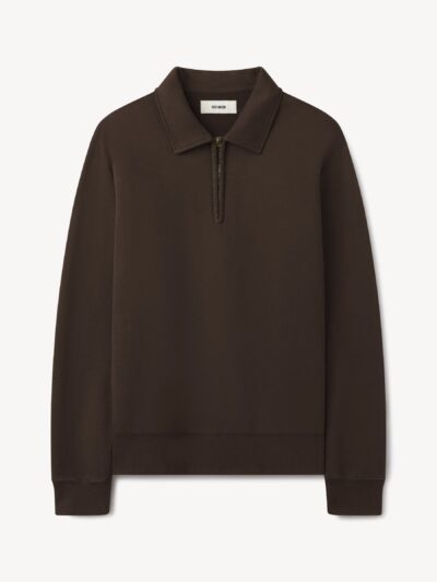 Coyote Brown Venice Wash Welterweight Quarter Zip