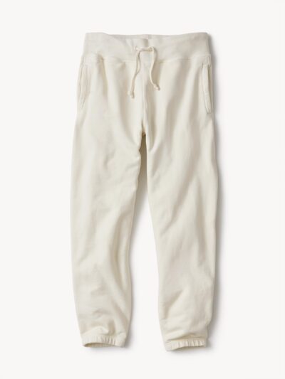 White Welterweight Sweatpant