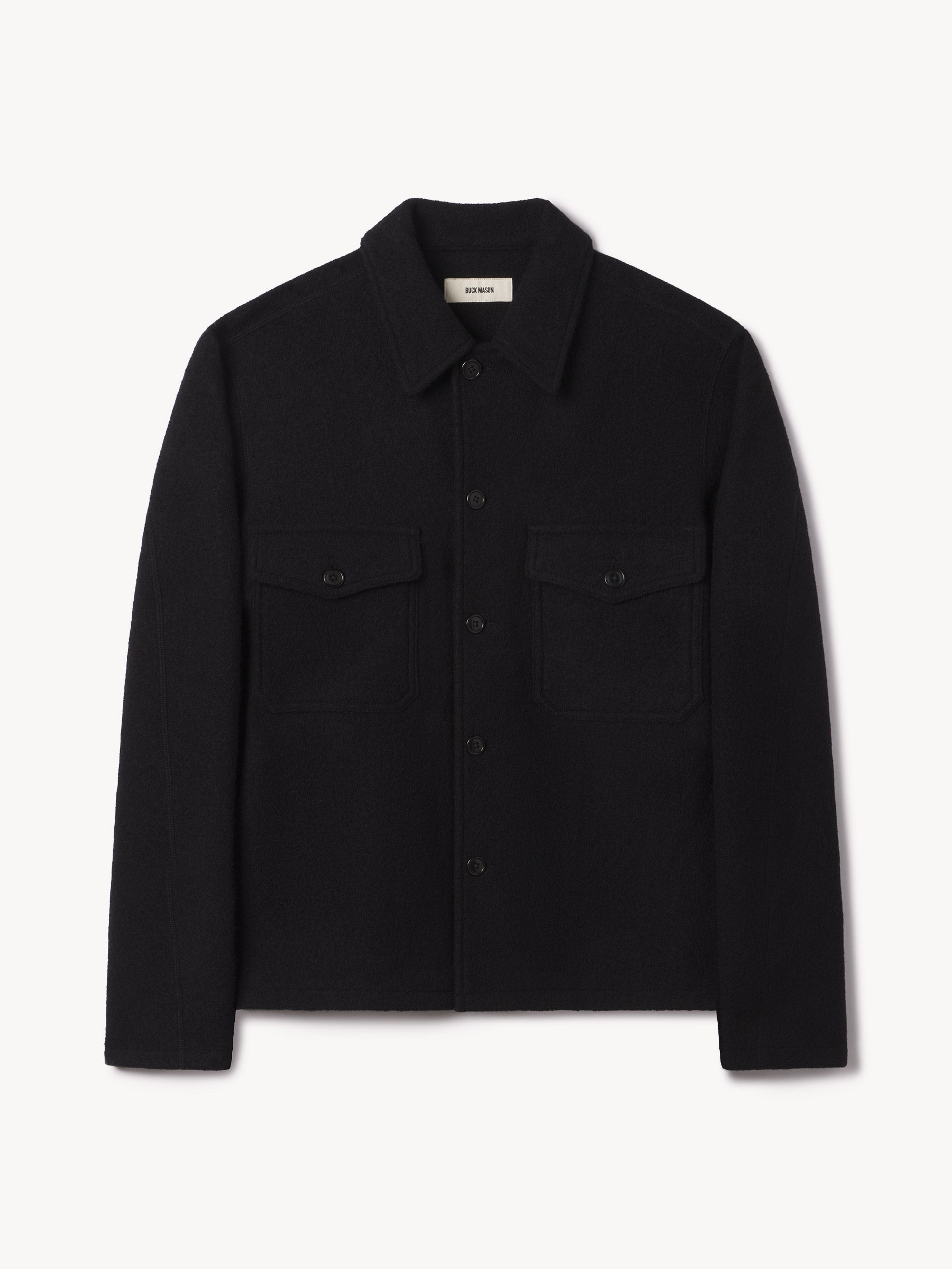 Black Felted Field Shirt