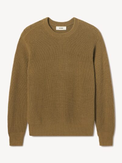 British Khaki Seafarer Cotton Rib Crew