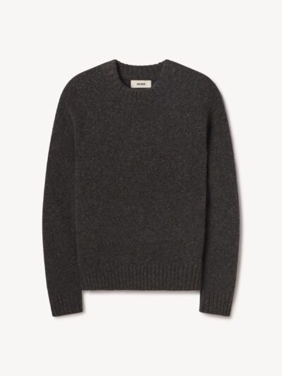 Bed Rock Seastack Wool Tweed Mock Turtleneck