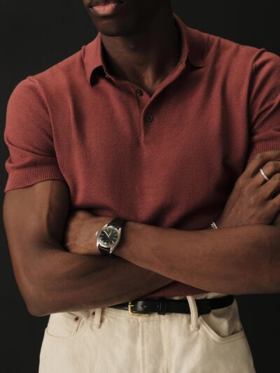 Oxblood Como Cashmere Polo