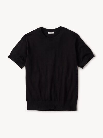 Black Como Cashmere Tee
