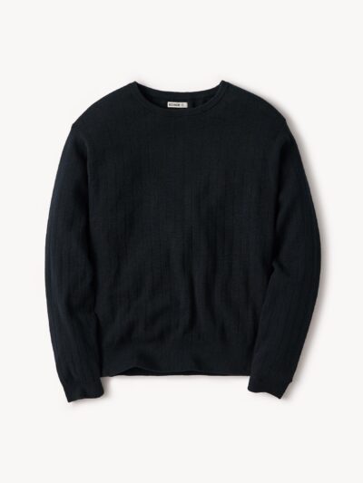 Black Yuma Rib L/S Crew