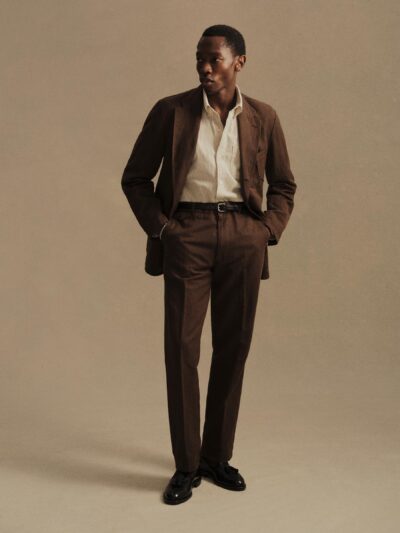 Brown HBT Capitola Linen Carry-On Ford Standard Pant