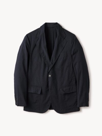 Dress Navy Pinstripe Lightweight Seersucker Carry-On Jacket