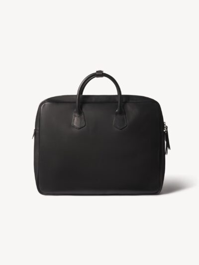 Black Italian Leather Dispatch Bag