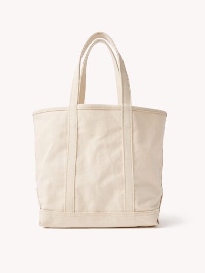 Natural Canvas Coal Tote