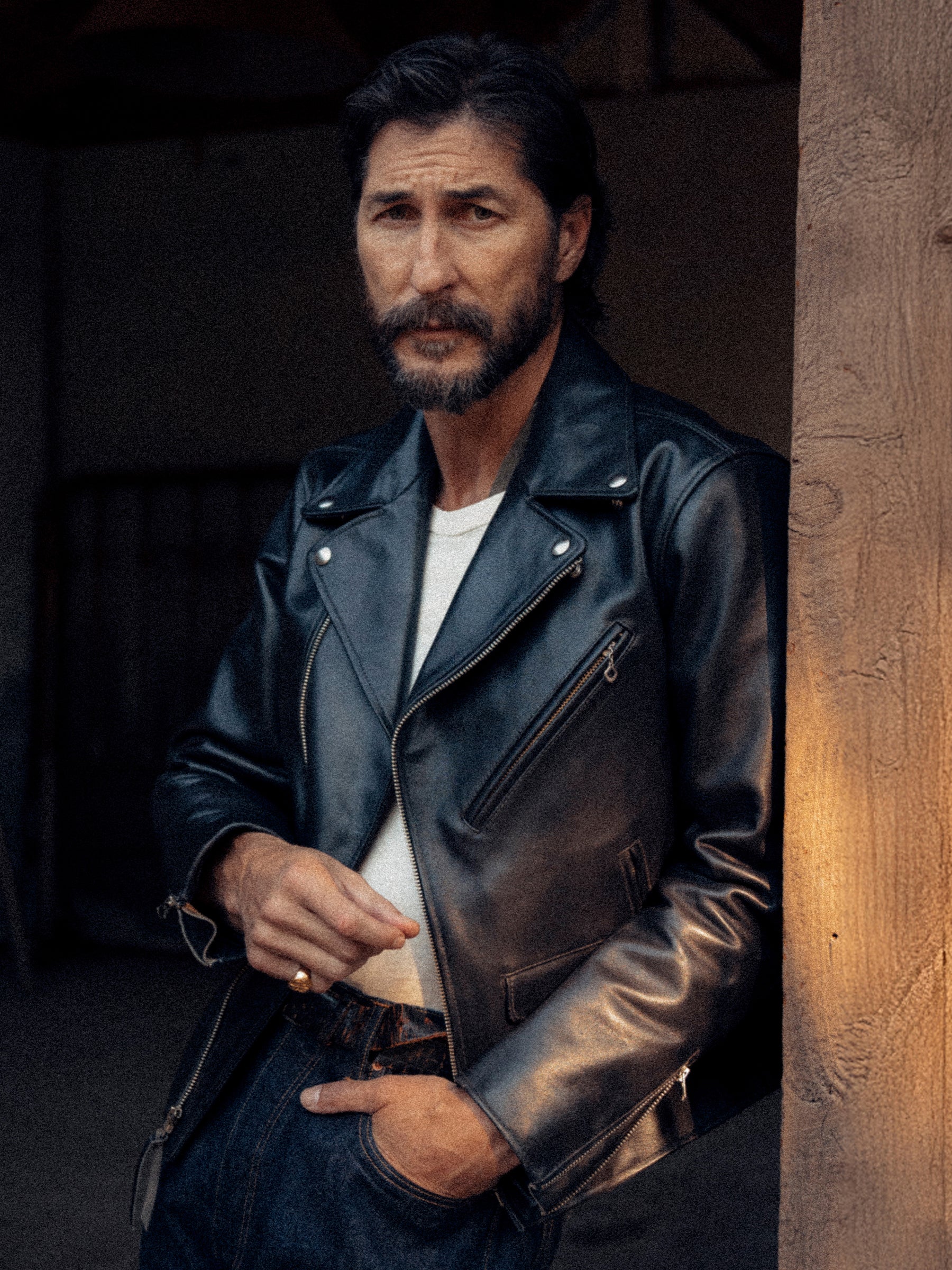 Black Bruiser Moto Jacket