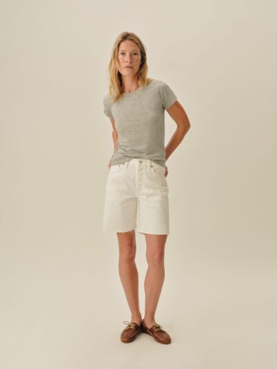 Vintage Natural Off Duty Cut-Off Short