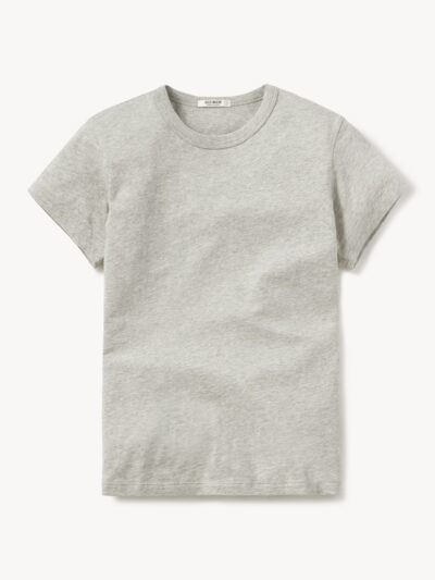 Graphite Pima Slim Crew