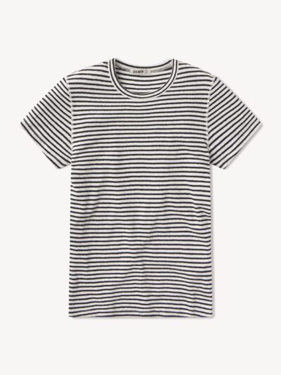 Blue / White Stripe Heirloom Rib S/S Tee