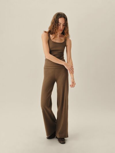 Heather Moss Surplus Rib Weekender Pant
