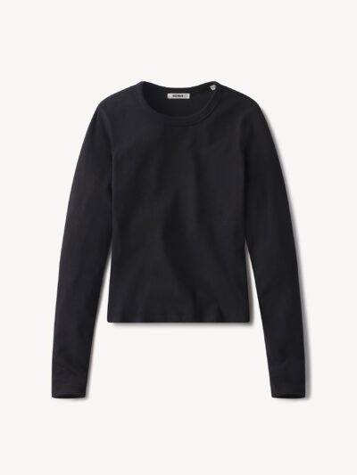 Black Surplus Rib L/S Crew
