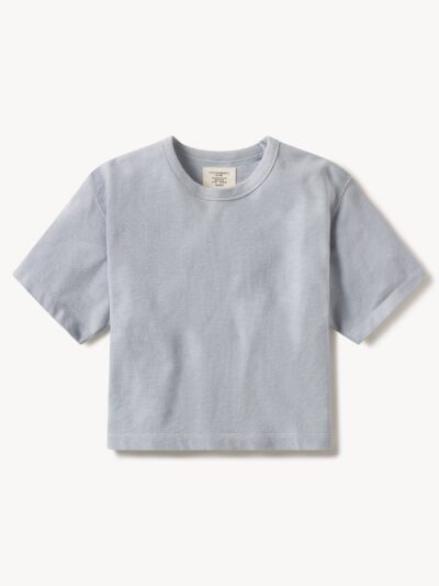 Sky Blue Field-Spec Boyfriend Crop Tee