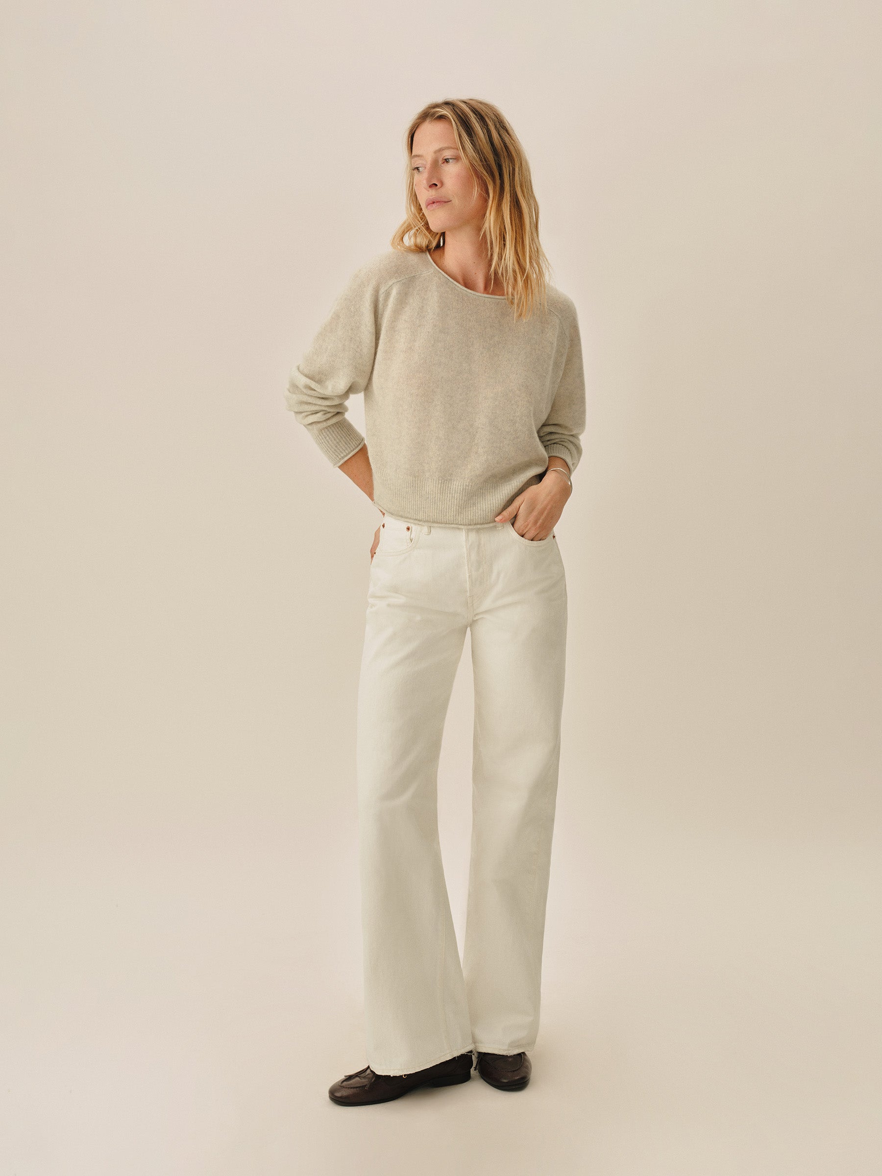 Vintage Natural Jet Set Jean