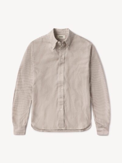 Sandalwood Stripe California Oxford Prep Shirt