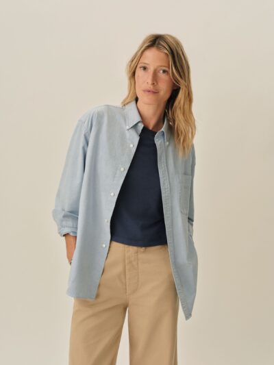 Blue EOE Big Oxford BD Shirt