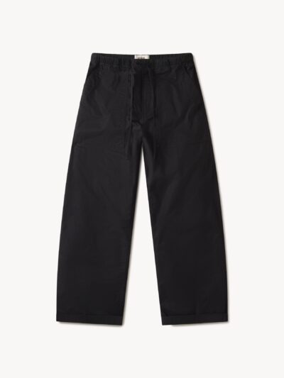 Black Parachute Poplin Pull-On Pant