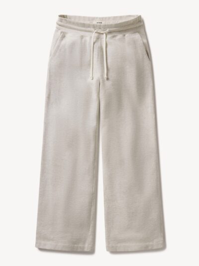Heather Oat Vintage Interloop Wide Leg Sweatpant