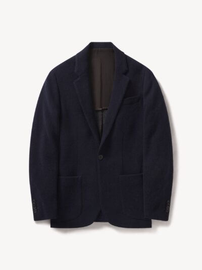 Dark Navy Weekend Wool Blazer