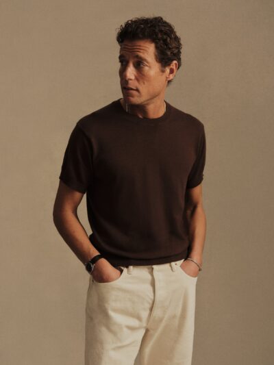 Umber Como Cashmere Tee