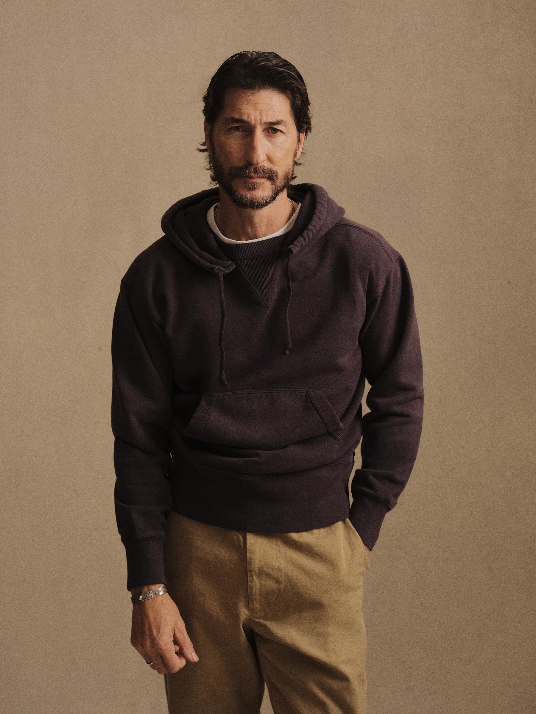 Vintage Navy Venice Wash Welterweight Afterhood Sweatshirt - Image 2