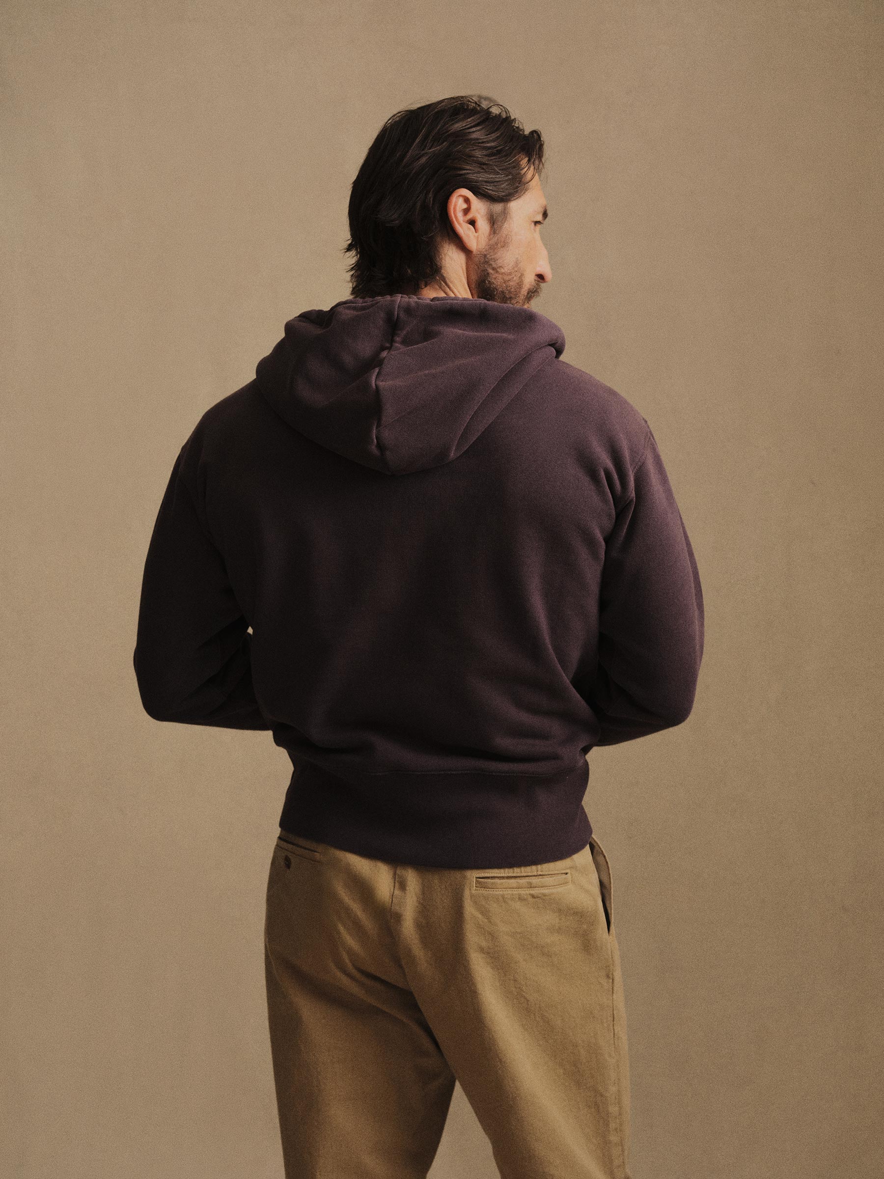 Vintage Navy Venice Wash Welterweight Afterhood Sweatshirt - Image 4