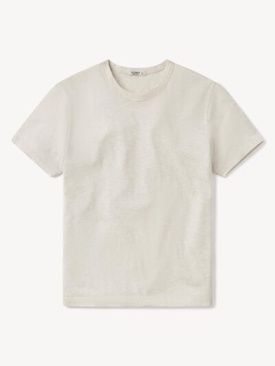 Heather Oat Pima Classic Tee