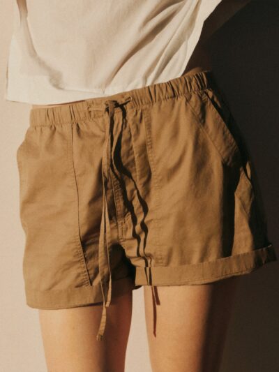 Putty Parachute Poplin Pull-On Short